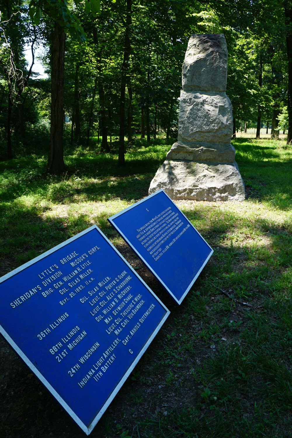 21st Michigan Infantry Monument near Lytle Hill 4